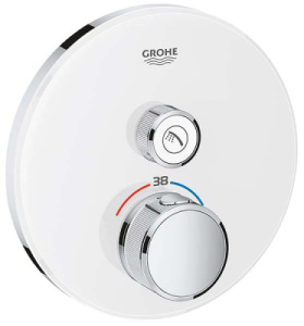 Смеситель встраиваемый Grohe Grohtherm SmartControl	29150LS0 термостатический, белая луна