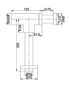 Сифон для умывальника Omnires A5555