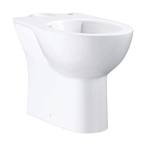 Напольный унитаз Grohe Bau 39349000 безободковый с крышкой Soft Close, белый