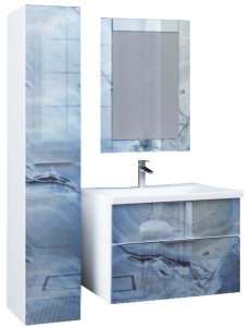 Пенал 1Marka Idalgo 30П 2д. Blue marble