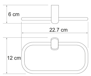 Держатель для полотенец Wasserkraft Berkel K-6860