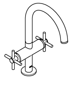 Смеситель для умывальника Grohe Atrio New 21019DC3