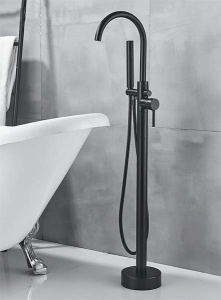 Смеситель для ванны Boch Mann Braies Matt Black BM8921 напольный