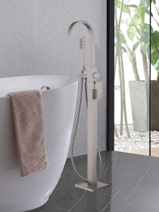 Смеситель для ванны Abber Wasserfall AF8615SP напольный
