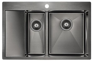 Кухонная мойка Paulmark Kroner PM227851-GML / PM227851-GMR