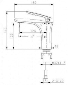 Смеситель для умывальника Lemark Bellario LM6806C