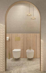 Ершик для унитаза Deante Silia Gold BR ADI R712, брашированное золото