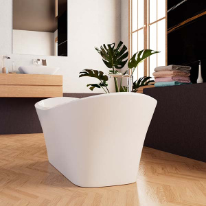 Акриловая ванна Frank F6104 White, 170х75, белый