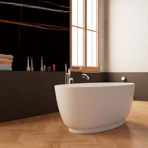 Акриловая ванна Frank F6015 / F6016 White, 150х80, белый