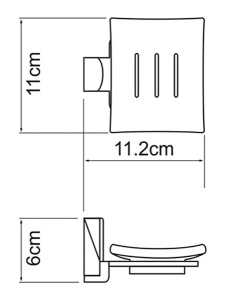 Мыльница Wasserkraft Leine K-5029WHITE