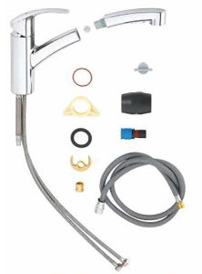 Смеситель для кухонной мойки Grohe Eurostmart 30305000 / 30305DC0, хром