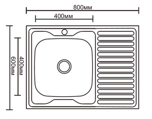 Кухонная мойка Ledeme L98060