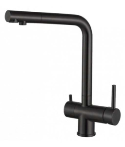 Смеситель для кухонной мойки Zorg Inox SZR 7039 под фильтр, графит