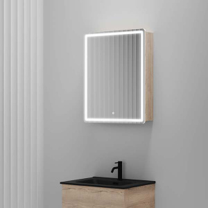 Шкаф-зеркало Sancos Mirror 60 дуб галифакс натуральный