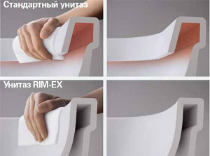 Подвесной унитаз Vitra Integra Rim-ex
