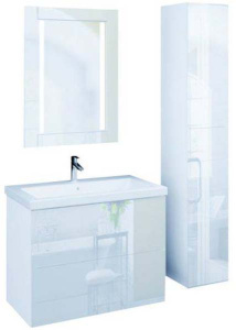 Пенал 1Marka Lacio 30П 2д. 1в.я. Pure White