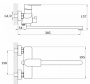 Смеситель для ванны Ganzer GZ21141