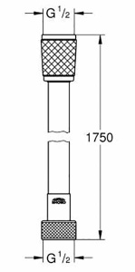 Душевой шланг Grohe Relexaflex 28154001