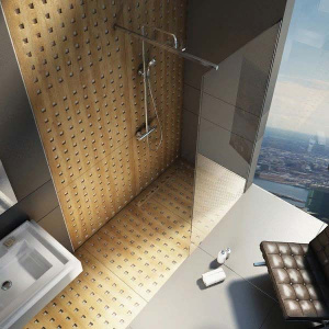 Душевое ограждение Ravak ST Walk-in Wall профиль блестящий, 90х200, Transparent