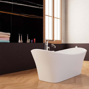 Акриловая ванна Frank F6104 White, 170х75, белый