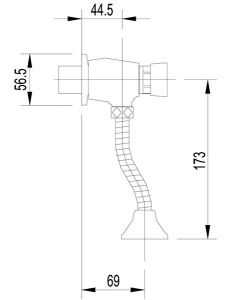 Кран для писсуара Lemark Project LM4612C