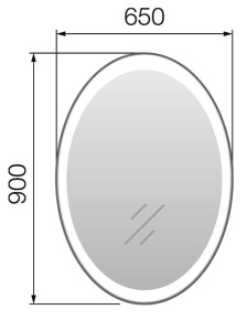 Зеркало 1Marka Art Light