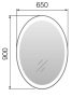 Зеркало 1Marka Art Light