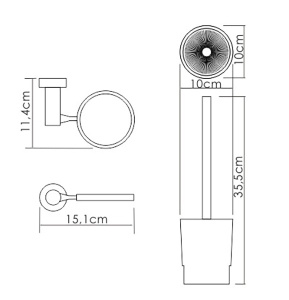 Ершик для унитаза Wasserkraft K-28227