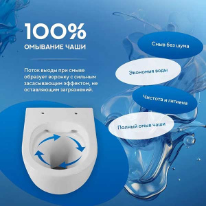 Подвесной унитаз Amore di Mare Delio P203