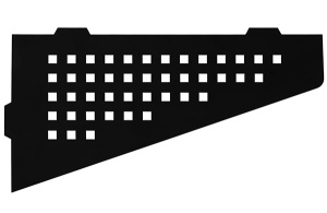 Полка Rea SF05-B Black Matt REA-06014