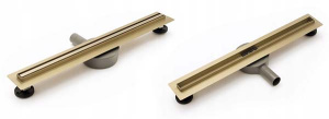 Душевой трап Rea Neo Slim Pro L Gold 60 / 70 / 80 / 90, 90 см