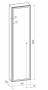 Шкаф-зеркало Континент Mirror Box LED 160