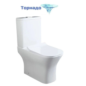 Напольный унитаз SantiLine Tornado SL-5043, белый