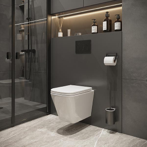 Подвесной унитаз Niagara Atrio NG-9303 безободковый с сиденьем Soft Close
