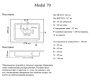 Умывальник Madera Modul 70