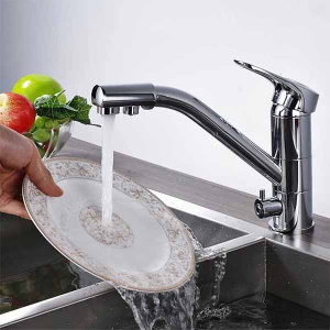 Смеситель для кухонной мойки Haiba HB4304 с подключением к фильтру воды