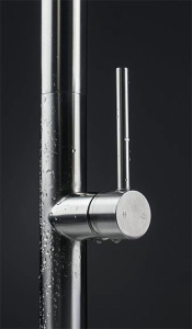 Смеситель для кухонной мойки Deante Olfato Steel BQO_F72M с выдвижным изливом