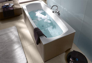 Квариловая ванна Villeroy & Boch My Art 180, 180х80, белый
