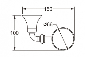 Мыльница Rose RG1203