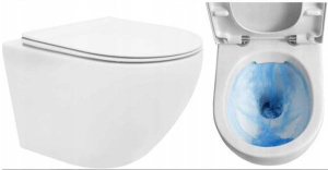 Подвесной унитаз Rea Carlo Rimless C2761