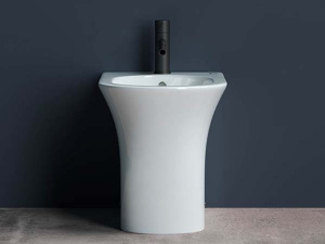 Напольное биде CeramicaNova Star CN1906 с донным клапаном