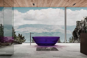 Ванна из полиэфирной смолы Abber Kristall AT9702Amethyst