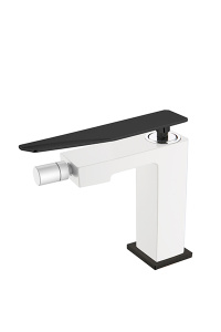 Смеситель для биде Boheme Q 146-WB.2 White Black