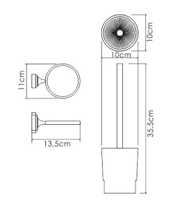 Ершик для унитаза Wasserkraft K-28127