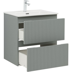 Тумба под умывальник Aquanet Джейн 60 / 70 / 80 / 90 / 100 Flat мисти грин, 60, мисти грин