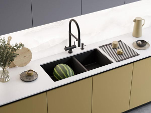 Кухонная мойка Omoikiri Taki 85-2-LB-U/IF-GB Side