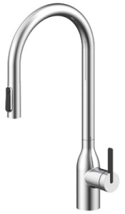 Смеситель для кухонной мойки Paulmark Universal Un213880-BS / Un213880-CR с подключением к фильтру воды, хром