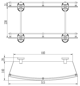 Полка Ledeme L1920-2