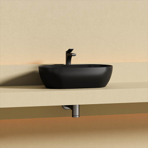 Умывальник CeramicaNova Twist CN12001MB