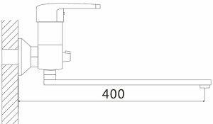 Смеситель для ванны Shevanik S5022T